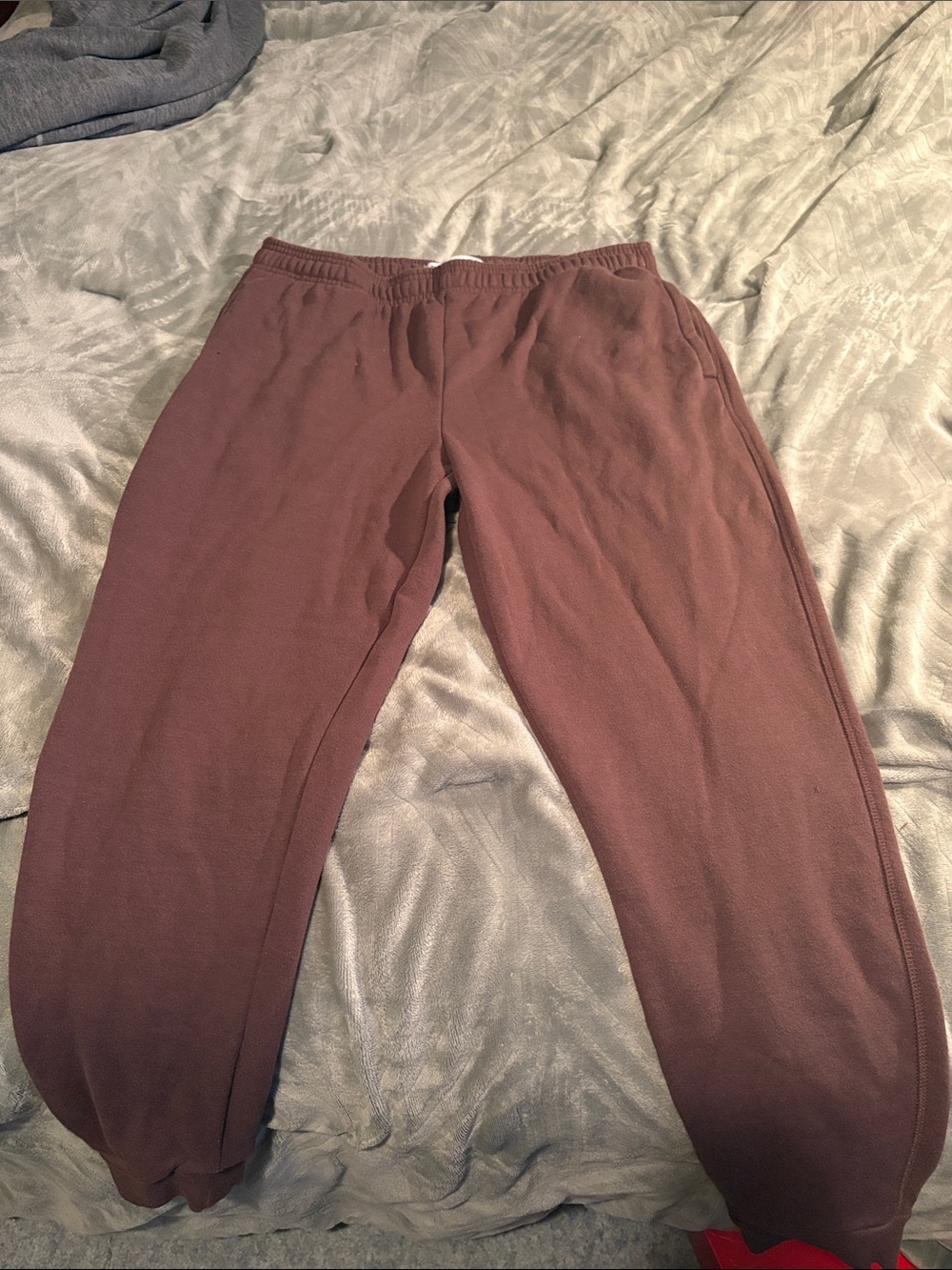 Amazon Essentials Brown Elastic Waist Lounge Pants